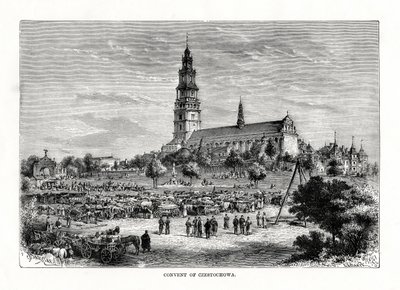1879年、ポーランドのチェンストコバ修道院 作： C. Laplante