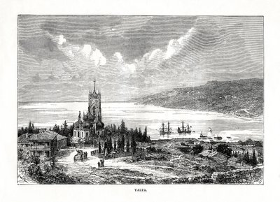 ヤルタ、ウクライナ南部、1879年。 作： C. Laplante
