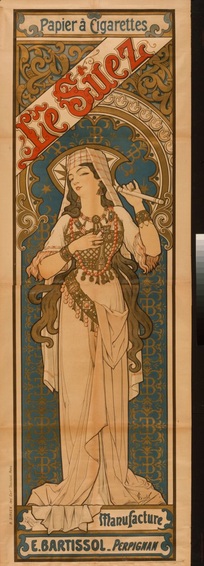 ル・スエズ、カリフォルニア州。 1900年（リトグラフ） 作： C. Licht