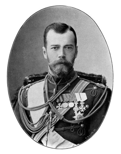 ロシア皇帝ニコライ2世、1901年。 作： C. Schutte