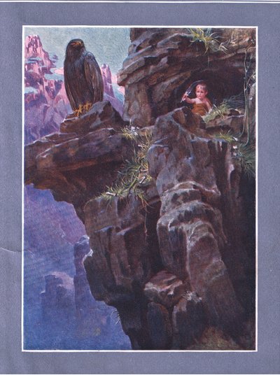 ダックワース著「The Child of the Air」より、近づきがたい山の高さの中で。 作： C. Wilhelm