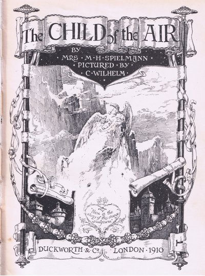 ダックワース社「The Child of the Air」からのタイトルページデザイン 作： C. Wilhelm
