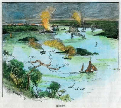 シドニー、ニューサウスウェールズ州、オーストラリア、c1885。 作： C. Wilkinson
