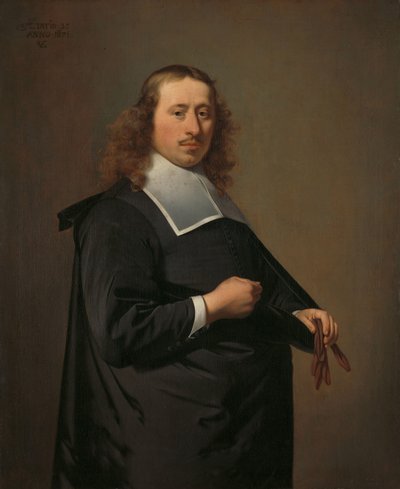 Willem Jacobsz Baert (1636-84)、アルクマールおよびアムステルダム市長 作： Cesar Boetius van Everdingen