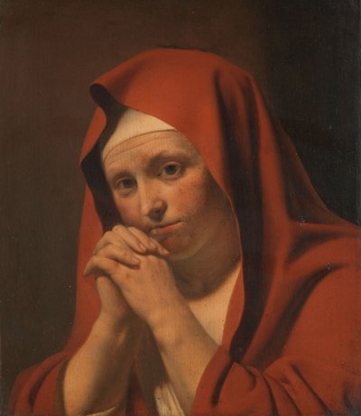 祈る女 作： Caesar Boëtius van Everdingen (circle of)