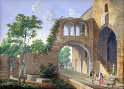 1813年のイタリアの田舎の風景 作： Caizac