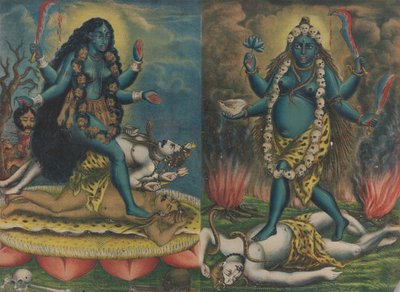 カリタラ、カリフォルニア州。 1885-90。 作： Calcutta Art Studio