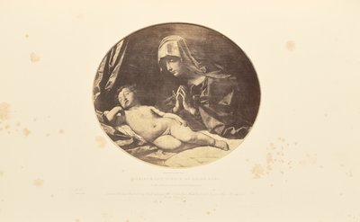 キリストと聖母、グイド・レーニ作 作： Caldesi and Montecchi