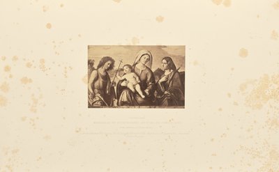 チーマ・ダ・コネリアーノによる聖カタリナの結婚 作： Caldesi and Montecchi