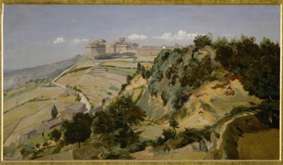 ヴォルテッラの城塞 作： Jean Baptiste Camille Corot