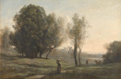 風景 レランドのお土産 作： Camille Corot