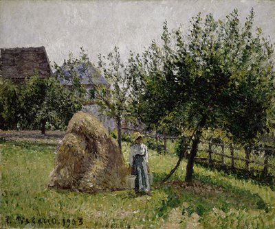 エラニーのリンゴの木、晴れた朝、1903 作： Camille Jacob Pissarro