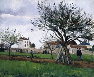 ポントワーズのリンゴの木 作： Camille Jacob Pissarro