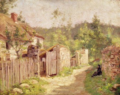 ヴァルモンドワのドーミエの家 作： Camille Jacob Pissarro