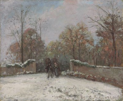 マルリーの森に入って、 作： Camille Jacob Pissarro
