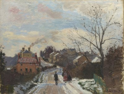 フォックスヒル、アッパーノーウッド。 1870 作： Camille Jacob Pissarro