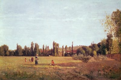ラヴァレンヌドサンティレール、1863 作： Camille Jacob Pissarro