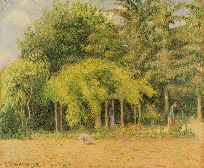 エラニーのアーバー、1893 作： Camille Jacob Pissarro
