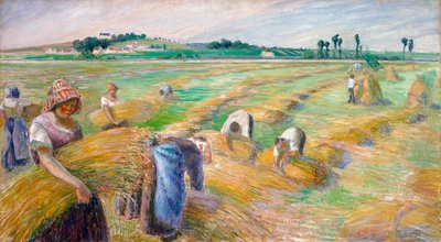 収穫、1882 作： Camille Jacob Pissarro