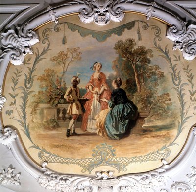 シャンティの公園での試食会 カミーユ・ロックプラン（1803-1855）の絵画 19世紀 日0,97 x 1,14 m シャンティ、ミュージアム・コンド 作： Camille Joseph Etienne Roqueplan