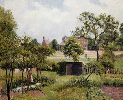スタンフォードブルックコモンの眺め。 Vue de Stamford Brook Common、1897 作： Camille Jacob Pissarro