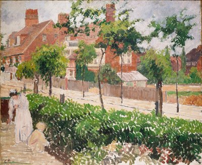 1897年、ロンドン、バス・ロード 作： Camille Pissarro