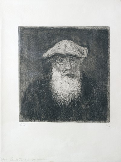 カミーユ・ピサロ、自作、c1890 作： Camille Pissarro