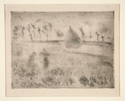 レインエフェクト 作： Camille Pissarro