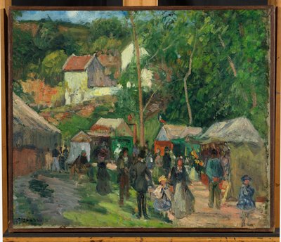 エルミタージュでのフェスティバル 作： Camille Jacob Pissarro