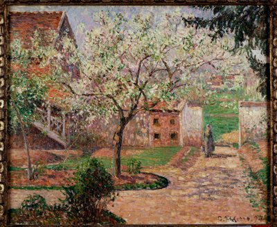 エラニーの庭 カミーユ・ピサロ(1830-1903)の絵画 19世紀 個人蔵 作： Camille Jacob Pissarro