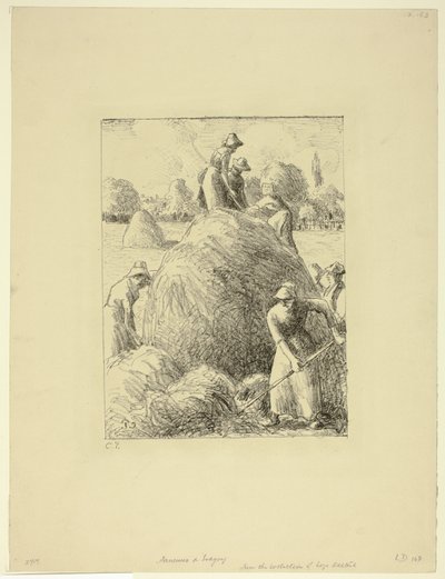 エラニーのヘイメーカー 作： Camille Pissarro