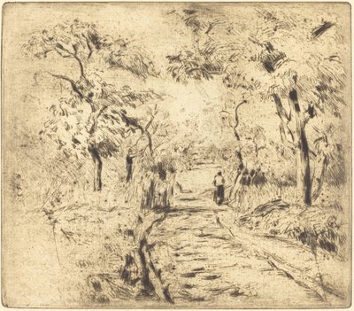 In the Fields at Ennery (Dans les champs, a Ennery) 作： Camille Pissarro
