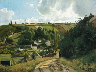 ポントワーズのジャレヒル 作： Camille Jacob Pissarro