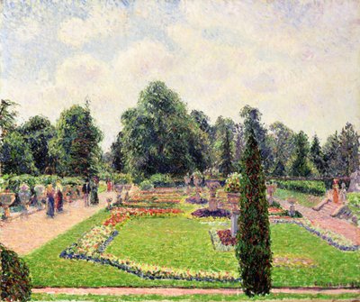 キューガーデン-グレートグラスハウスへの道 作： Camille Jacob Pissarro
