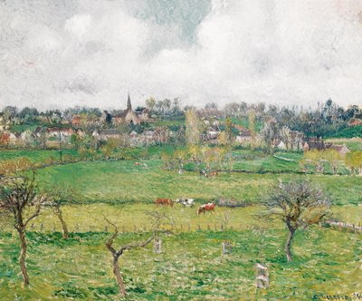 コタヴァ  "ウィクス・ヴァ・バザンクール（トゥルッカ・ケ・ピサロ）"
フランス語  バザンクール風景 作： カミーユ・ピサロ