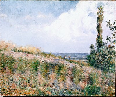 風景（油彩・キャンバス 作： Camille Jacob Pissarro