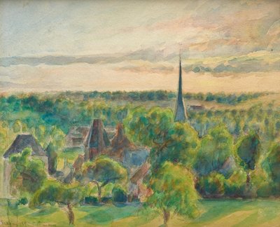 エラニーの風景 作： Camille Jacob Pissarro