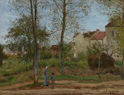 ルーヴシエンヌの風景（秋） 作： Camille Pissarro
