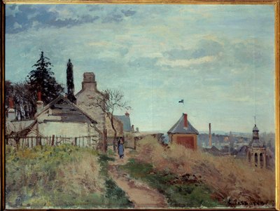 ポントワーズの正義の宮殿 カミーユ・ピサロ（1830-1903）の絵画 1872年 日 0.4x0.54 m パリ、オルセー美術館 作： Camille Jacob Pissarro