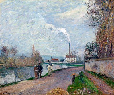 オワーズ・イン・ポントワーズ 作： Camille Pissarro