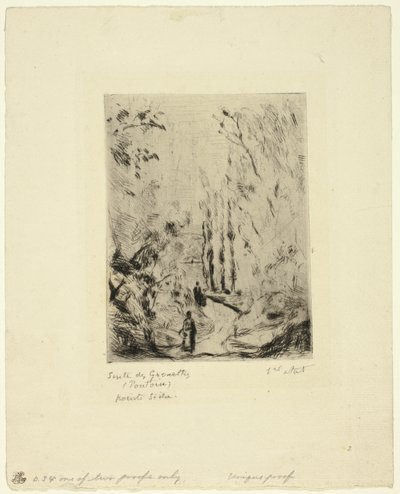 小道 作： Camille Pissarro