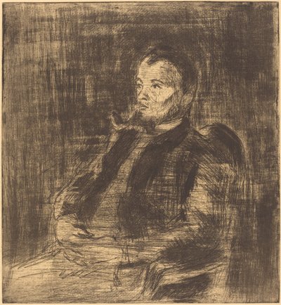 ポール・シニャック ポール・シニャックの肖像、c。 1890年。 作： Camille Pissarro