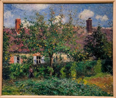 エラニーの農民の家 作： Camille Pissarro