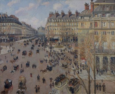 フレンチ シアター スクエア、1898 年。 作： Camille Pissarro