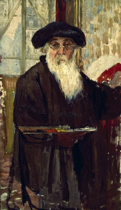 自画像、1898年頃（キャンバスに油彩） 作： Camille Jacob Pissarro
