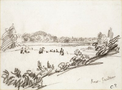 キュー・ガーデンの研究、1890年代 作： Camille Pissarro