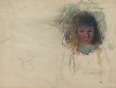 芸術家の息子ジョルジュ [裏面] 作： Camille Pissarro