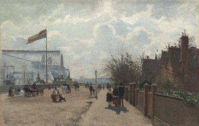 クリスタルパレス 作： Camille Pissarro