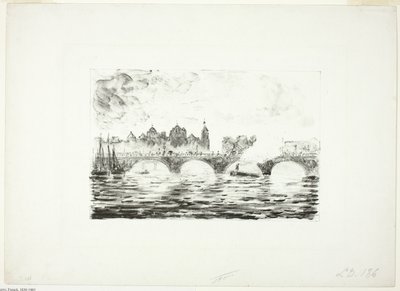 国会議事堂、ロンドン 作： Camille Pissarro