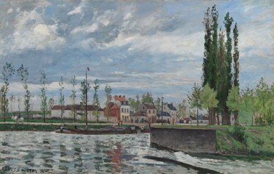 ポントワーズのロック 作： Camille Pissarro